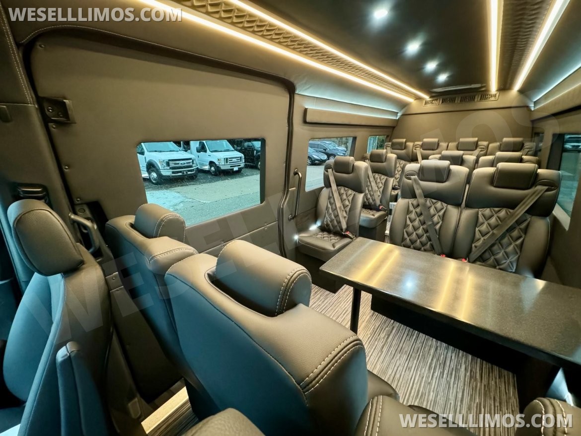 Executive Shuttle for sale: 2024 Mercedes-Benz Sprinter 3500 Corporate Shuttle by Global Motor Coach