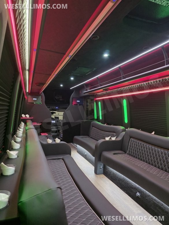 2017 Berkshire Ford E450 Limo Bus - 23 Passenger - New Interior