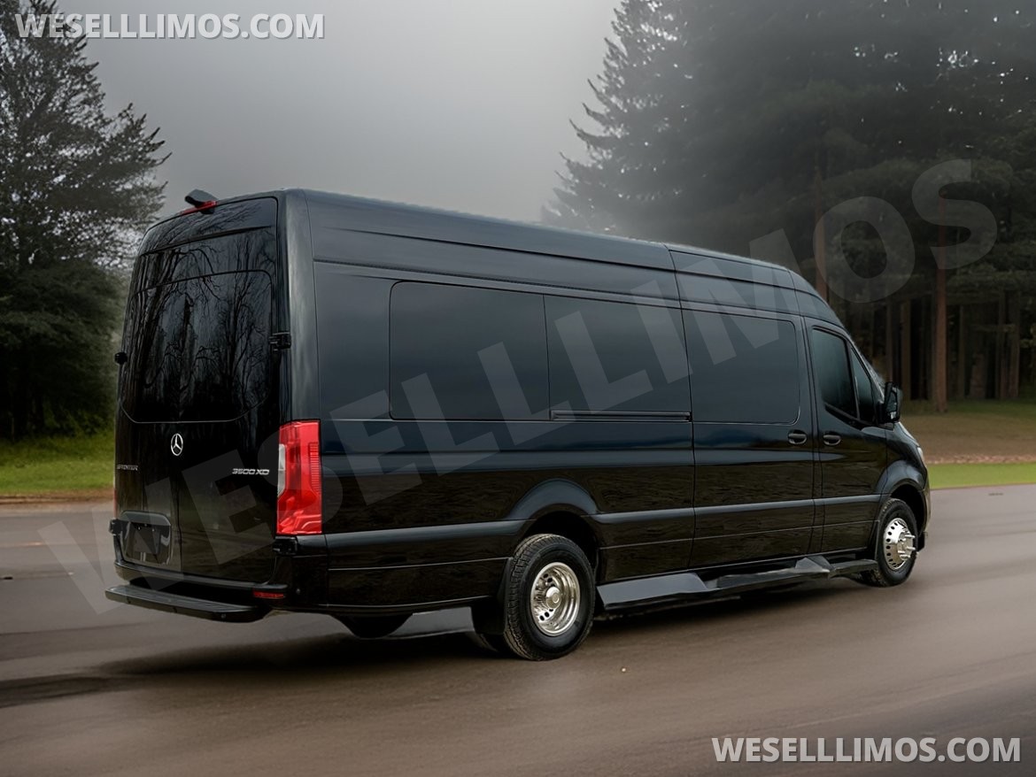 Photo of Limo Bus for sale: 2024 Mercedes-Benz Sprinter 3500 - 3 Seat Model by Global Motor Coach
