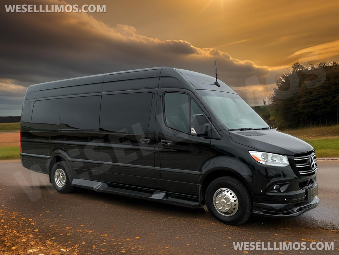 Photo of Limo Bus for sale: 2024 Mercedes-Benz Sprinter 3500 - 3 Seat Model by Global Motor Coach