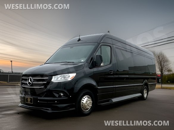 2024 Global Motor Coach Mercedes-Benz Sprinter 3500 - 3 Seat Model Limo Bus