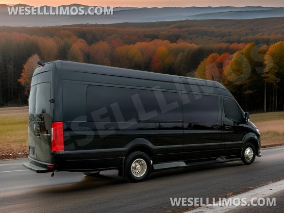 2024 Global Motor Coach Mercedes-Benz Sprinter 3500 - 3 Seat Model Limo Bus