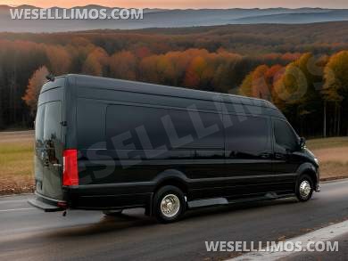 2024 Global Motor Coach Mercedes-Benz Sprinter 3500 - 3 Seat Model Limo Bus