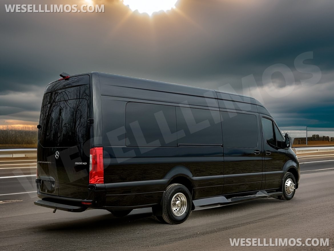 Photo of Limo Bus for sale: 2025 Mercedes-Benz Sprinter 3500 - 4 Seat Model by Global Motor Coach