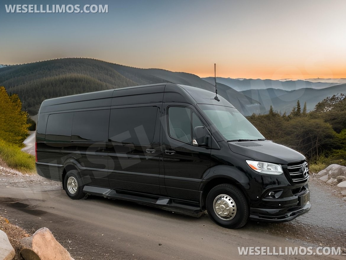 Photo of Limo Bus for sale: 2025 Mercedes-Benz Sprinter 3500 - 4 Seat Model by Global Motor Coach