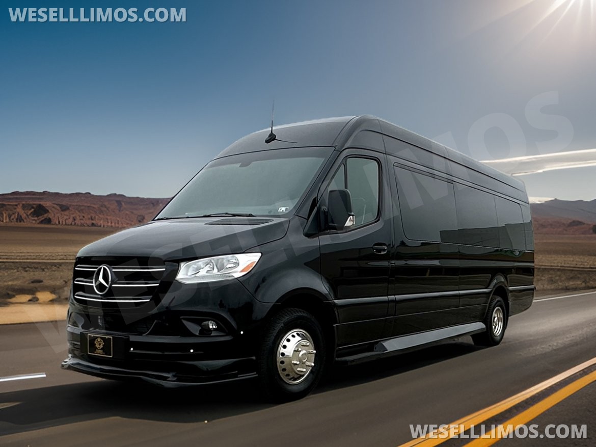Photo of Limo Bus for sale: 2025 Mercedes-Benz Sprinter 3500 - 4 Seat Model by Global Motor Coach