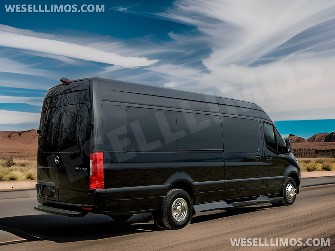 Photo of Limo Bus for sale: 2024 Mercedes-Benz Sprinter 3500 - 3 Seat Model by Global Motor Coach
