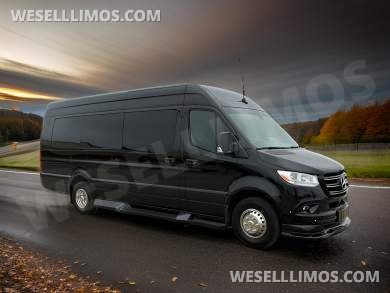 2024 Global Motor Coach Mercedes-Benz Sprinter 3500 - 3 Seat Model Limo Bus