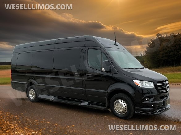 2025 Global Motor Coach Mercedes-Benz Sprinter 3500 - 4 Seat Model Limo Bus