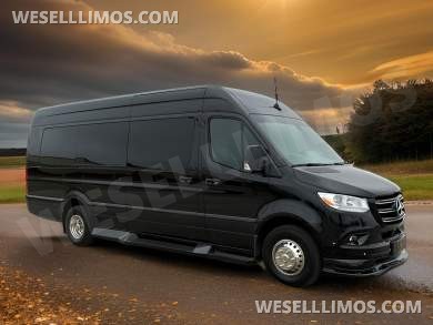 2025 Global Motor Coach Mercedes-Benz Sprinter 3500 - 4 Seat Model Limo Bus