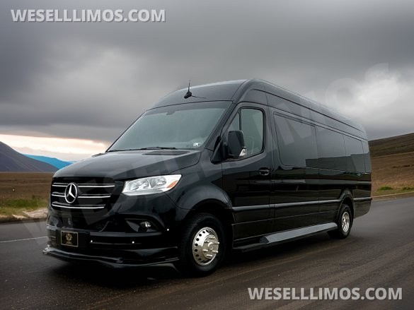 2025 Global Motor Coach Mercedes-Benz Sprinter 3500 - 4 Seat Model Limo Bus