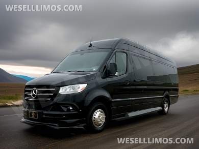 2025 Global Motor Coach Mercedes-Benz Sprinter 3500 - 4 Seat Model Limo Bus
