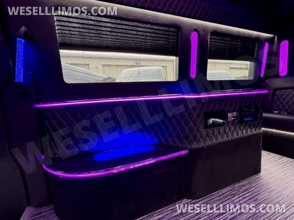 2024 Global Motor Coach Mercedes-Benz Sprinter 3500 - 3 Seat Model Limo Bus