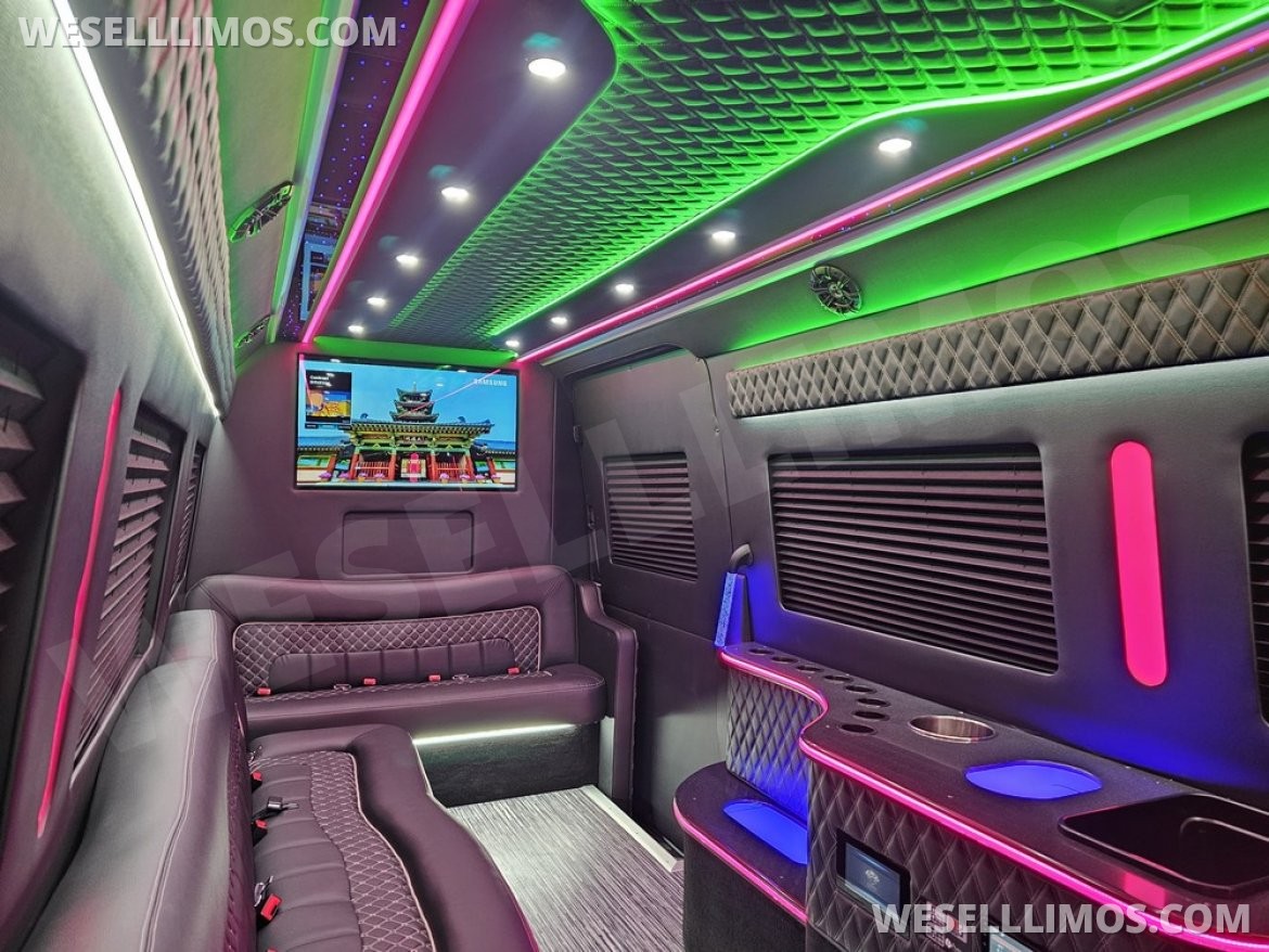 Photo of Sprinter for sale: 2024 Mercedes-Benz Limo Sprinter 14 PAX by Global Motor Coach