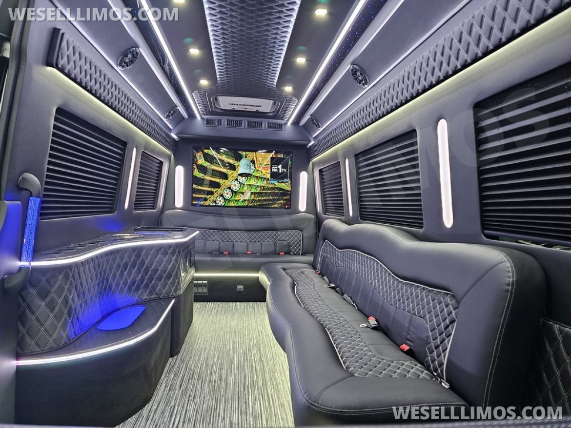 Photo of Sprinter for sale: 2024 Mercedes-Benz Limo Sprinter 14 PAX by Global Motor Coach