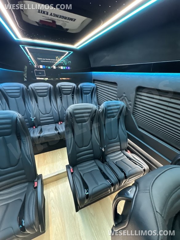 2025  Luxury Shuttle Sprinter - Financing Available For Most Business Owners