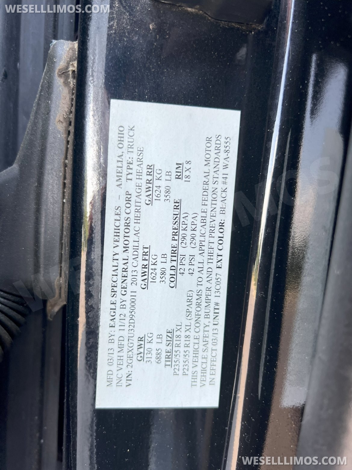 Photo of Funeral for sale: 2013 Cadillac XTS by Eagle Coachbuilders