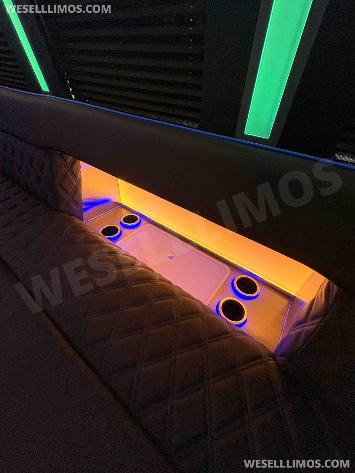 Photo of Limo Bus for sale: 2025 Ford F600 Diesel Party Bus Limo Interior by LGE Coachworks