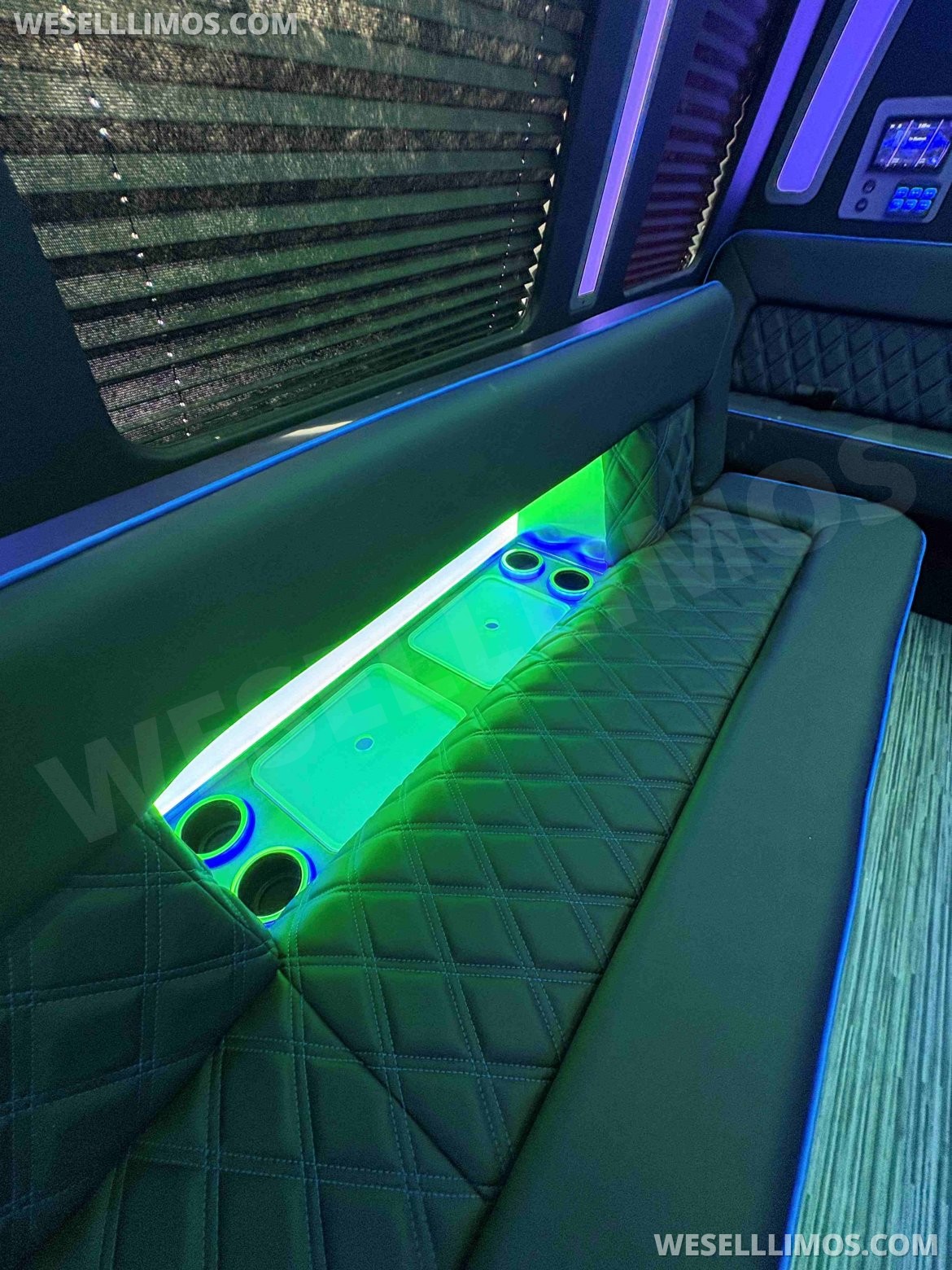 Photo of Limo Bus for sale: 2025 Ford F600 Diesel Party Bus Limo Interior by LGE Coachworks