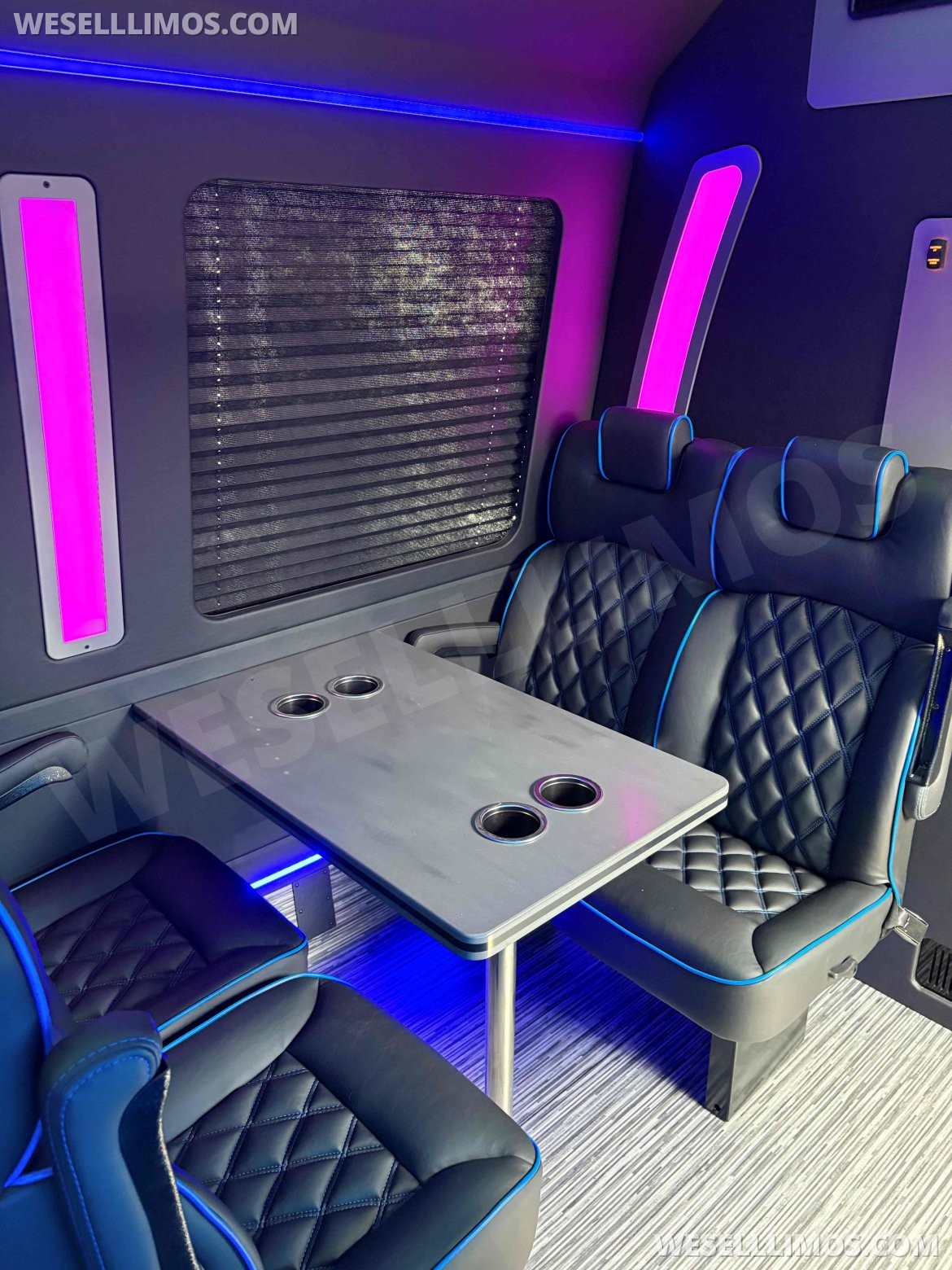 Photo of Limo Bus for sale: 2025 Ford F600 Diesel Party Bus Limo Interior by LGE Coachworks