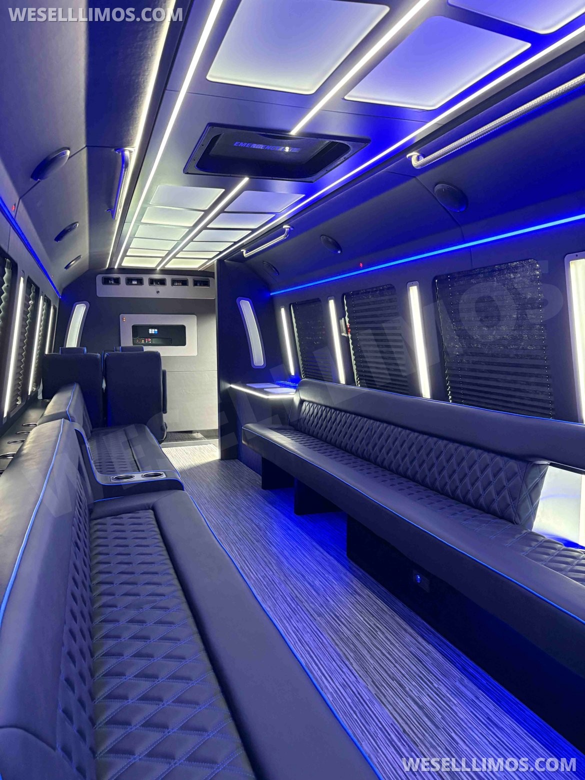 Photo of Limo Bus for sale: 2025 Ford F600 Diesel Party Bus Limo Interior by LGE Coachworks