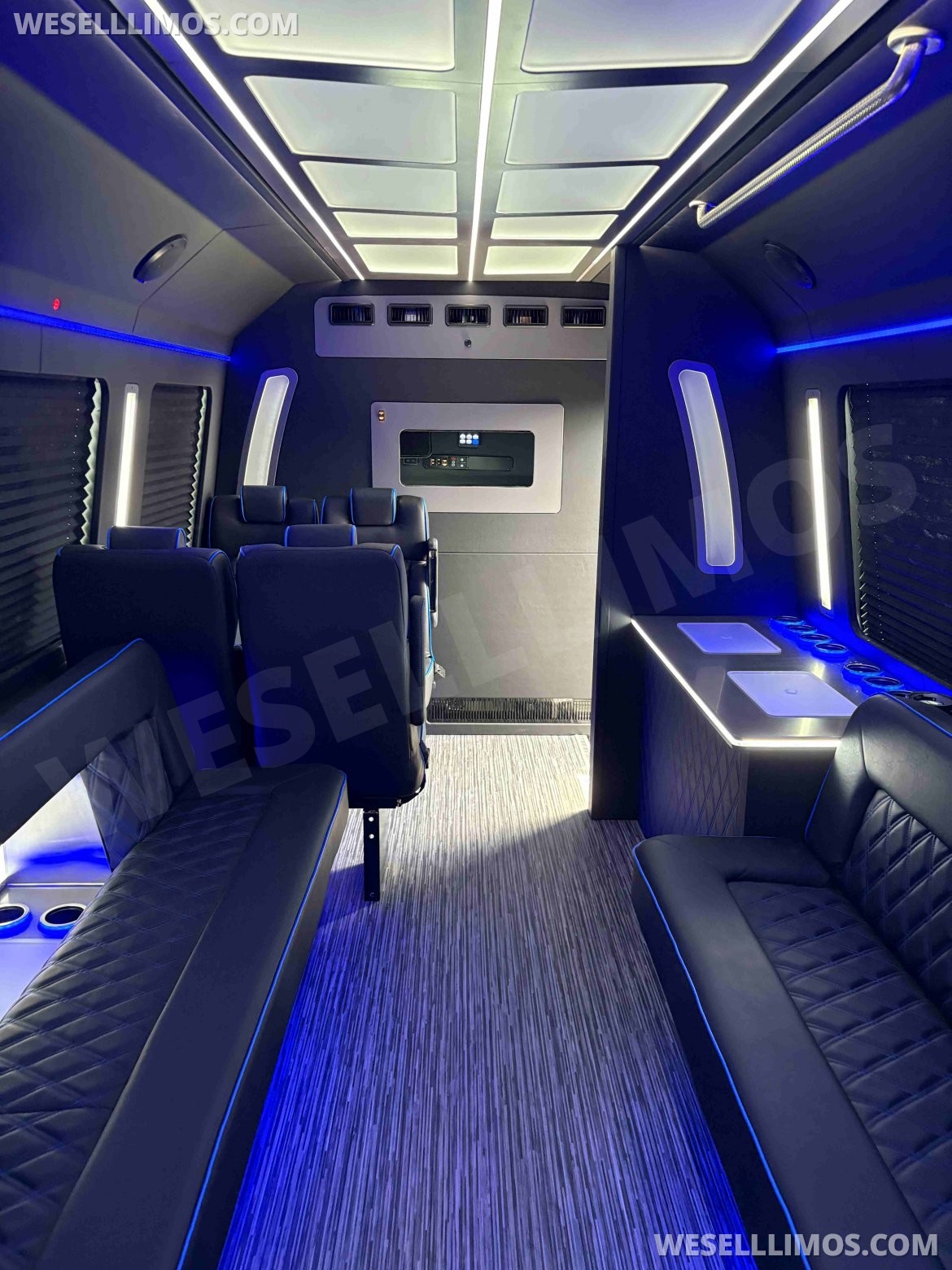 Photo of Limo Bus for sale: 2025 Ford F600 Diesel Party Bus Limo Interior by LGE Coachworks