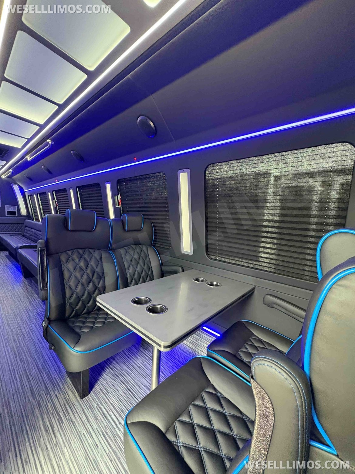 Photo of Limo Bus for sale: 2025 Ford F600 Diesel Party Bus Limo Interior by LGE Coachworks