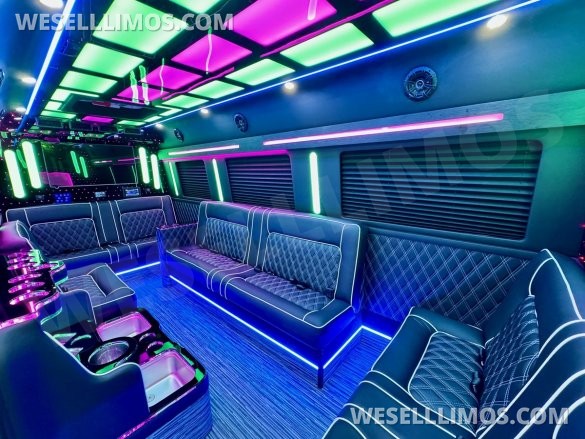 2025 Global Motor Coach Mercedes-Benz Sprinter 3500 - 4 Seat Model Limo Bus