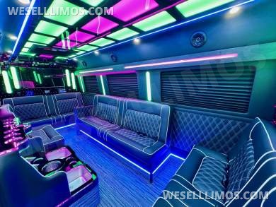 2025 Global Motor Coach Mercedes-Benz Sprinter 3500 - 4 Seat Model Limo Bus