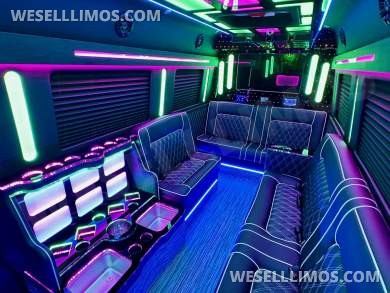 2025 Global Motor Coach Mercedes-Benz Sprinter 3500 - 4 Seat Model Limo Bus