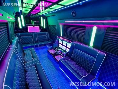 2025 Global Motor Coach Mercedes-Benz Sprinter 3500 - 4 Seat Model Limo Bus