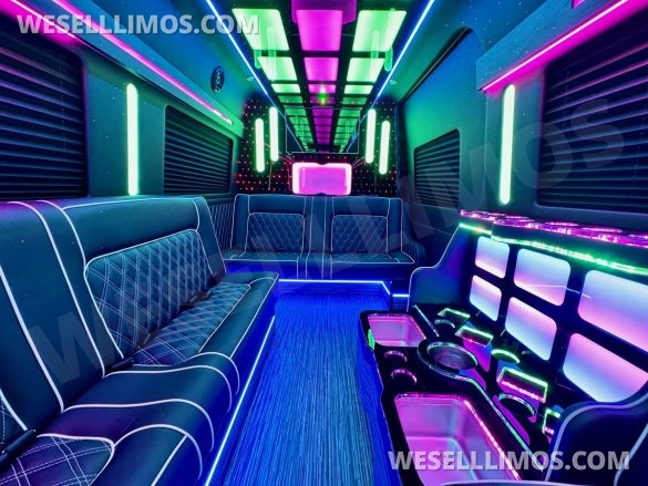 2025 Global Motor Coach Mercedes-Benz Sprinter 3500 - 4 Seat Model Limo Bus