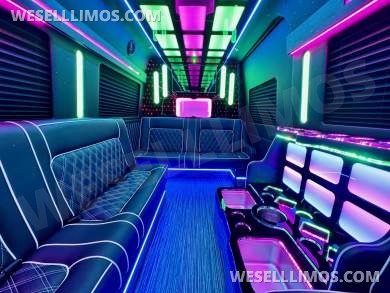 2025 Global Motor Coach Mercedes-Benz Sprinter 3500 - 4 Seat Model Limo Bus