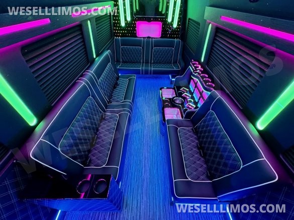2025 Global Motor Coach Mercedes-Benz Sprinter 3500 - 4 Seat Model Limo Bus