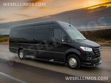 2025 Global Motor Coach Mercedes-Benz Sprinter 3500 - 4 Seat Model Limo Bus