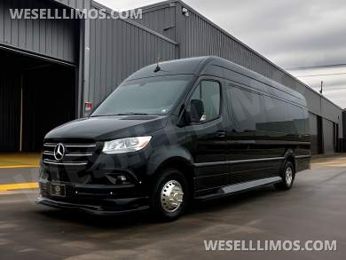 2025 Global Motor Coach Mercedes-Benz Sprinter 3500 - 4 Seat Model Limo Bus