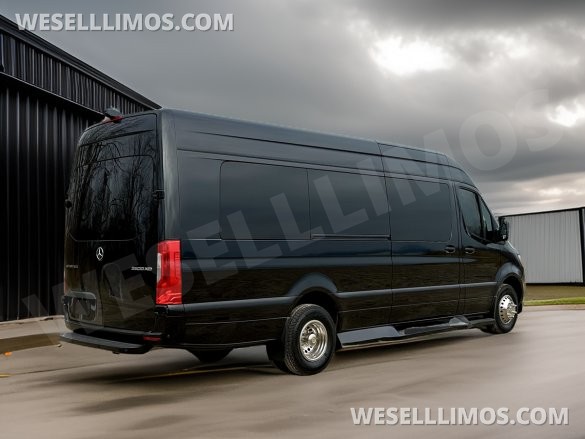 2025 Global Motor Coach Mercedes-Benz Sprinter 3500 - 4 Seat Model Limo Bus