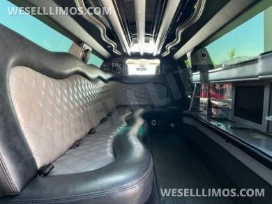 •CUSTOM 5-DOOR• 2015 Moonlight Chrysler 300L White Tuxedo 12-Passenger Limousine