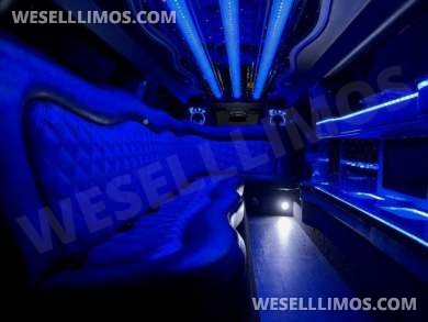 •CUSTOM 5-DOOR• 2015 Moonlight Chrysler 300L White Tuxedo 12-Passenger Limousine