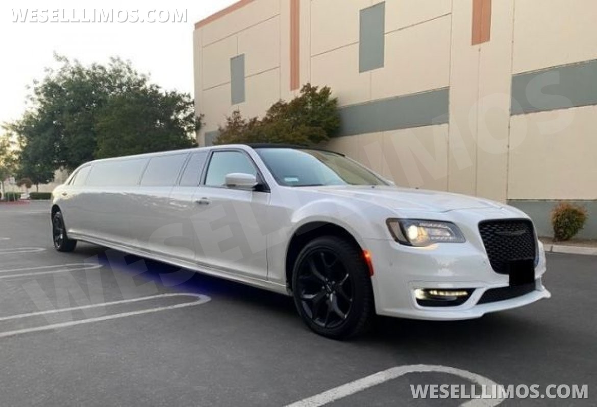 Photo of Limousine for sale: 2023 Chrysler 300L •Custom Designed• White Tuxedo 12-Passenger by Moonlight