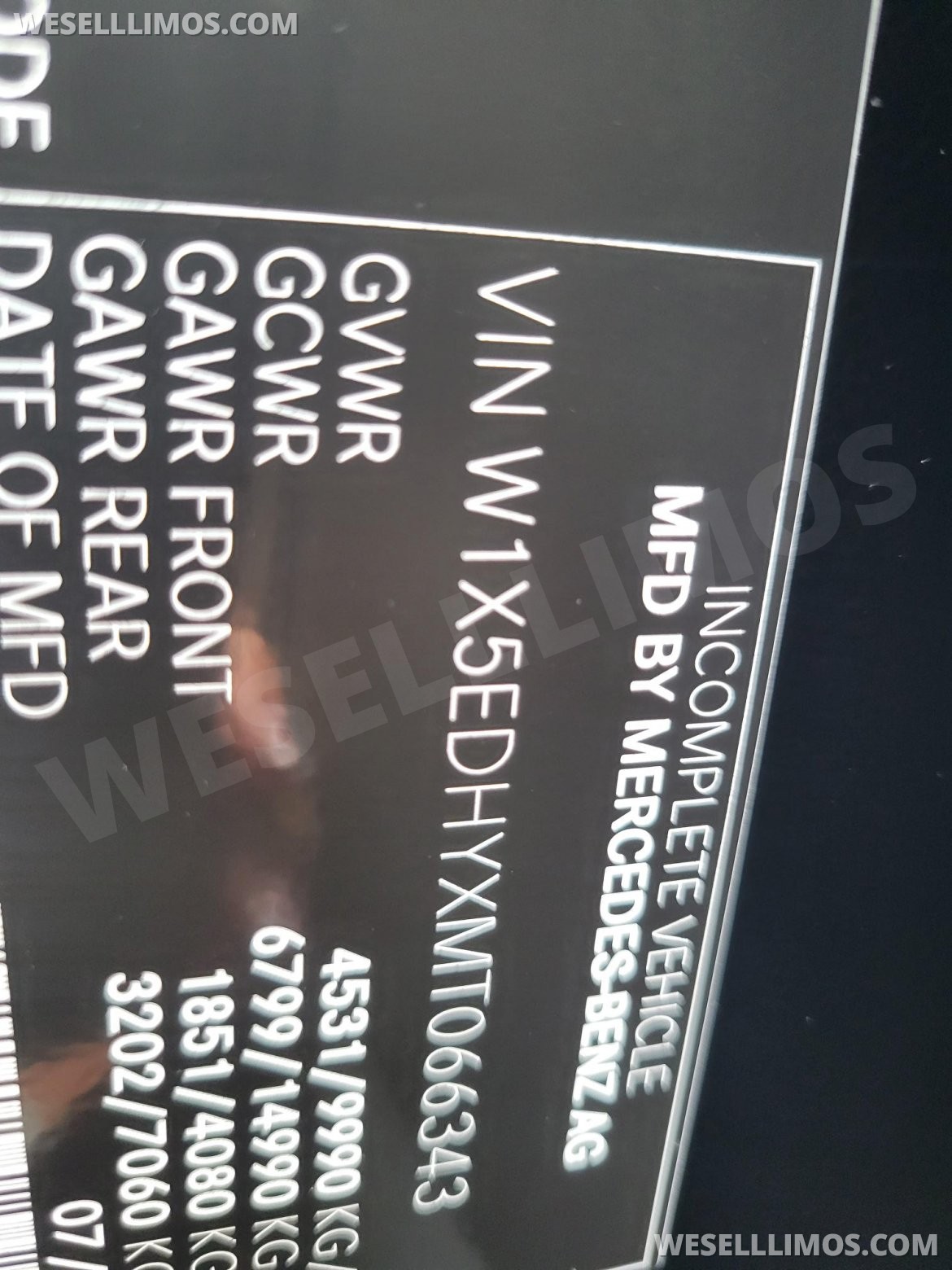 Photo of Sprinter for sale: 2021 Mercedes-Benz Sprinter 3500 Business Class 170" by Westwind Coachworks