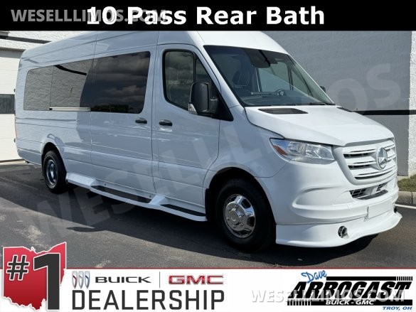 2019 Midwest Automotive Mercedes-Benz Sprinter Luxe Cruiser - 10 PASSENGER - Rear Bath