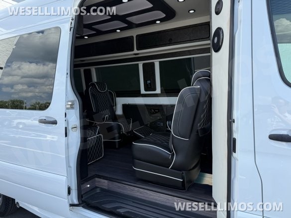 2019 Midwest Automotive Mercedes-Benz Sprinter Luxe Cruiser - 10 PASSENGER - Rear Bath