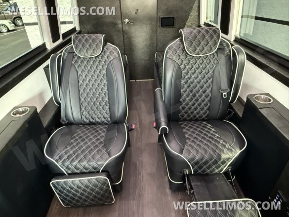 2019 Midwest Automotive Mercedes-Benz Sprinter Luxe Cruiser - 10 PASSENGER - Rear Bath
