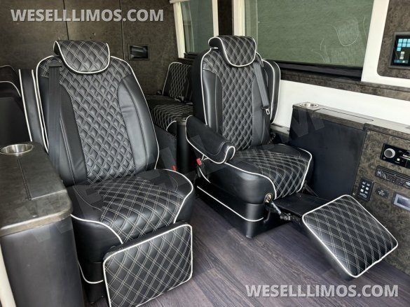 2019 Midwest Automotive Mercedes-Benz Sprinter Luxe Cruiser - 10 PASSENGER - Rear Bath