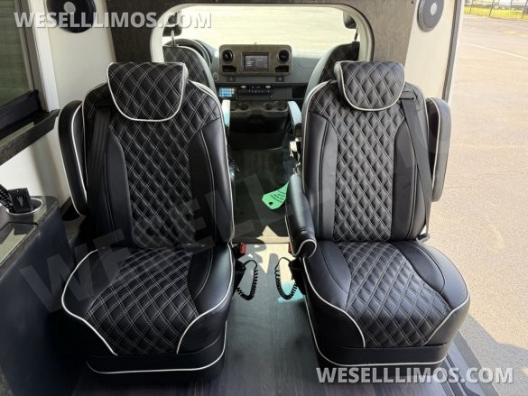 2019 Midwest Automotive Mercedes-Benz Sprinter Luxe Cruiser - 10 PASSENGER - Rear Bath