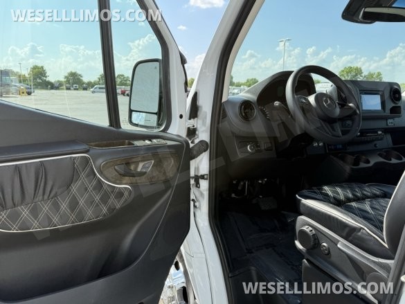 2019 Midwest Automotive Mercedes-Benz Sprinter Luxe Cruiser - 10 PASSENGER - Rear Bath
