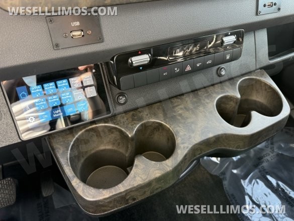 2019 Midwest Automotive Mercedes-Benz Sprinter Luxe Cruiser - 10 PASSENGER - Rear Bath