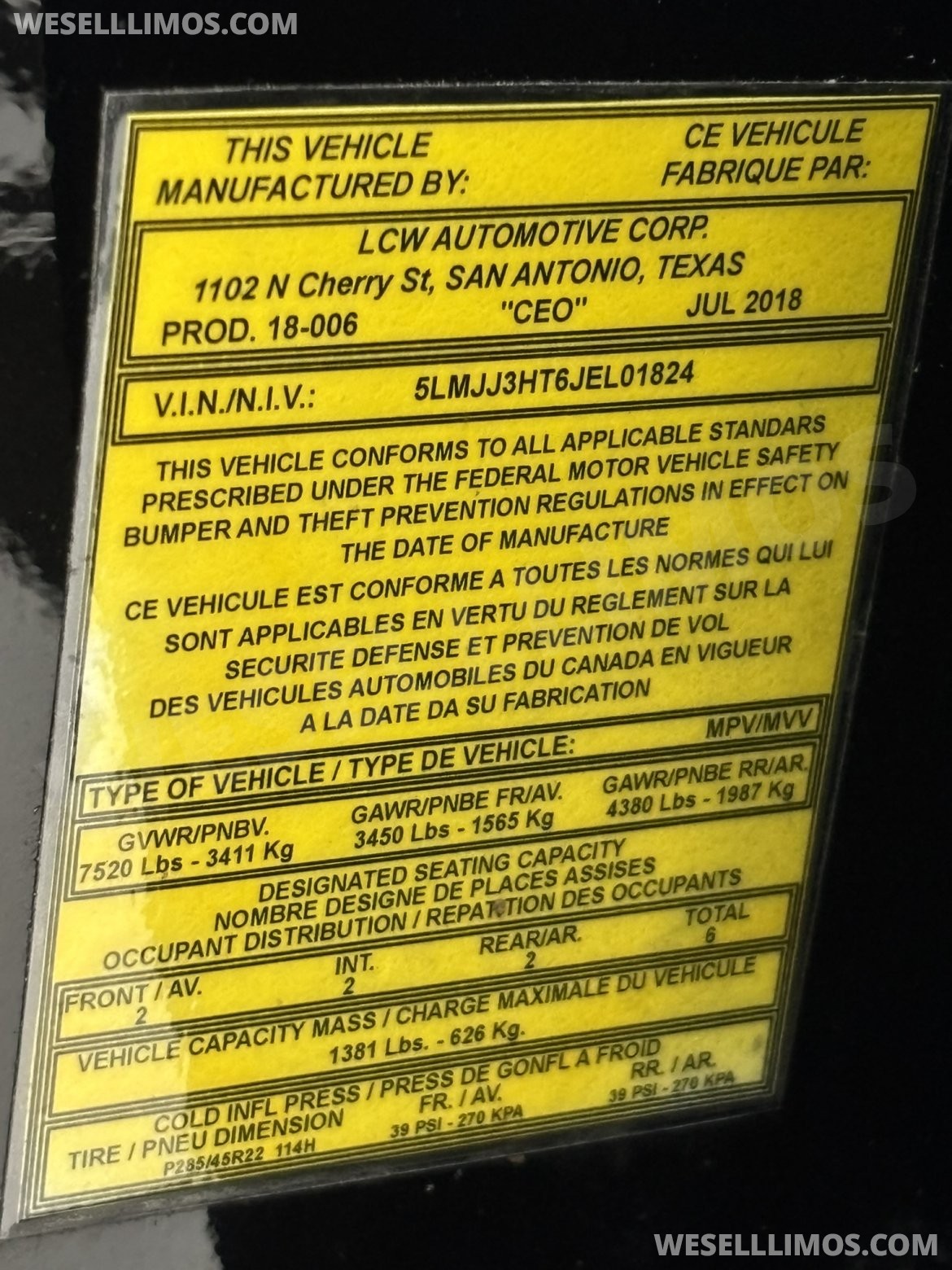 Photo of CEO SUV Mobile Office for sale: 2018 Lincoln Navigator L 221&quot; by LCW