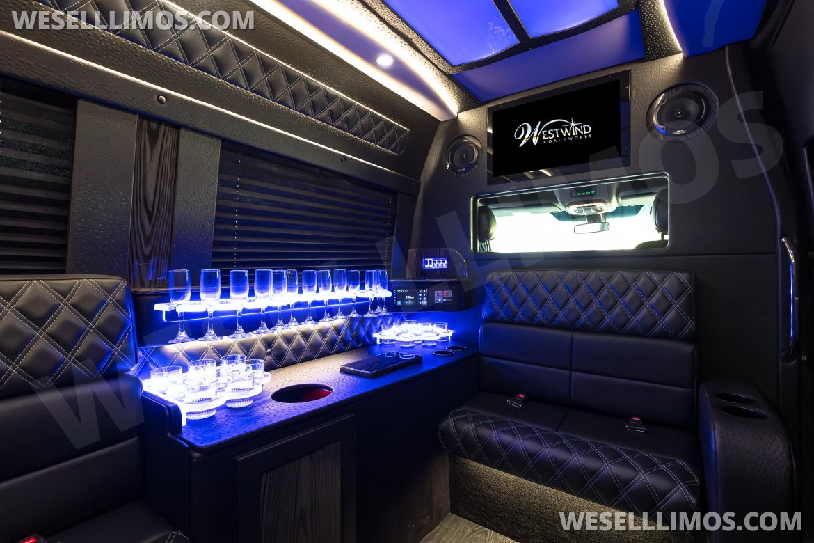Photo of Limousine for sale: 2025 Mercedes-Benz Sprinter 3500 Limousne 170&quot; by Westwind Coachworks